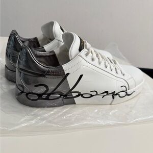 Dolce & Gabbana Monochrome Logo Sneakers